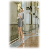 Miriam Tirinzoni - Short Dress - Silver - Dresses - Luxury Exclusive Collection