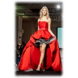 Miriam Tirinzoni - Sweet Life Dress - Red Grey Black - Dresses - Luxury Exclusive Collection