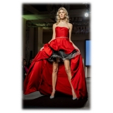 Miriam Tirinzoni - Sweet Life Dress - Red Grey Black - Dresses - Luxury Exclusive Collection