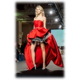 Miriam Tirinzoni - Sweet Life Dress - Red Grey Black - Dresses - Luxury Exclusive Collection