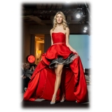 Miriam Tirinzoni - Sweet Life Dress - Red Grey Black - Dresses - Luxury Exclusive Collection