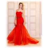 Miriam Tirinzoni - Abito Pretty Woman - Rosso - Abiti - Luxury Exclusive Collection