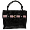 Miriam Tirinzoni - Black and Pink Color Bag - Bags - Luxury Exclusive Collection