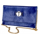 Miriam Tirinzoni - Blue Calf Leather Bag - Bags - Luxury Exclusive Collection