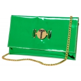 Miriam Tirinzoni - Borsa in Vernice Green - Borsa - Luxury Exclusive Collection