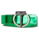 Miriam Tirinzoni - Cintura in Verde Vernice - Cintura - Luxury Exclusive Collection