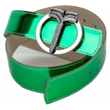 Miriam Tirinzoni - Cintura in Verde Vernice - Cintura - Luxury Exclusive Collection