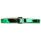 Miriam Tirinzoni - Green Patent Leather Belt - Belt - Luxury Exclusive Collection