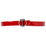 Miriam Tirinzoni - Red Patent Leather Belt - Belt - Luxury Exclusive Collection