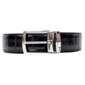 Miriam Tirinzoni - Black Eel Leather Belt - Belt - Luxury Exclusive Collection