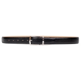 Miriam Tirinzoni - Black Python Leather Belt - Belt - Luxury Exclusive Collection