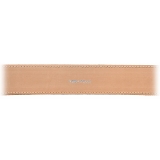 Miriam Tirinzoni - Light Brown Leather Belt - Belt - Luxury Exclusive Collection