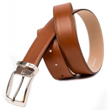 Miriam Tirinzoni - Light Brown Leather Belt - Belt - Luxury Exclusive Collection