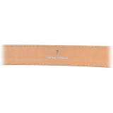 Miriam Tirinzoni - Light Brown Leather Belt - Belt - Luxury Exclusive Collection