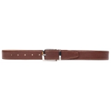 Miriam Tirinzoni - Dark Brown Leather Belt - Belt - Luxury Exclusive Collection