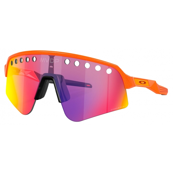 Oakley - Mathieu Van Der Poel Signature Series Sutro Lite Sweep - Prizm Road - Orange Sparkle - Sunglasses