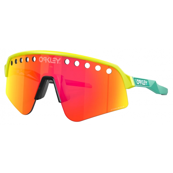 Oakley - Sutro Lite Sweep (Vented) - Prizm Ruby - Tennis Ball Yellow - Sunglasses - Oakley Eyewear