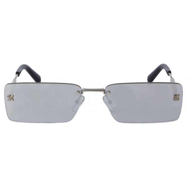 Off-White - Occhiali da Sole Riccione - Argento Grigio - Luxury - Off-White Eyewear