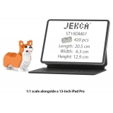 Jekca - Welsh Corgi Mini 01 - Lego - Sculpture - Construction - 4D - Brick Animals - Toys