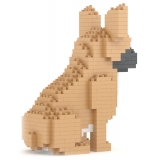 Jekca - French Bulldog Mini 01 - Lego - Sculpture - Construction - 4D - Brick Animals - Toys