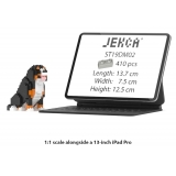 Jekca - Bernese Mountain Dog Mini 01 - Lego - Sculpture - Construction - 4D - Brick Animals - Toys