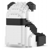 Jekca - Panda Mini 01 - Lego - Scultura - Costruzione - 4D - Animali di Mattoncini - Toys