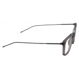 Thom Browne - Acetate and Titanium Rectangular Eyeglasses - Crystal Grey - Thom Browne Eyewear