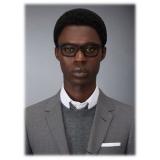 Thom Browne - Occhiali da Vista Rettangolare in Acetato e Titanio - Nero - Thom Browne Eyewear