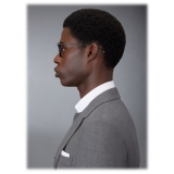 Thom Browne - Occhiali da Vista Rettangolare in Acetato e Titanio - Nero - Thom Browne Eyewear