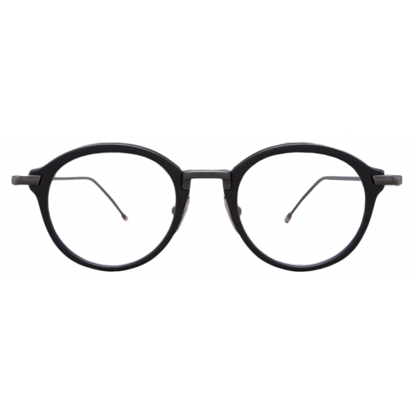 Thom Browne - Occhiali da Vista Rotondi in Acetato e Titanio - Nero - Thom Browne Eyewear