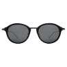 Thom Browne - Occhiali da Sole Rotondi in Acetato e Titanio - Nero Argento - Thom Browne Eyewear