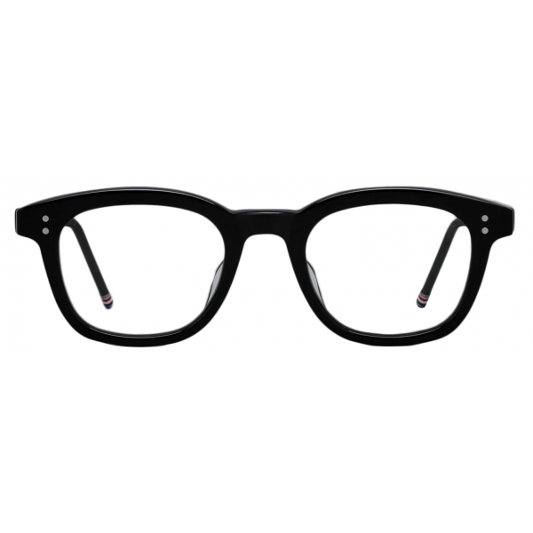 Thom Browne - Occhiali da Vista Rettangolare in Acetato - Nero - Thom Browne Eyewear