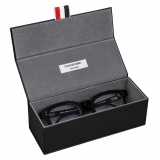 Thom Browne - Acetate Rectangular Eyeglasses - Black - Thom Browne Eyewear