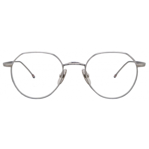 Thom Browne - Occhiali da Vista Rotondi in Titanio - Titanio Opaco - Thom Browne Eyewear