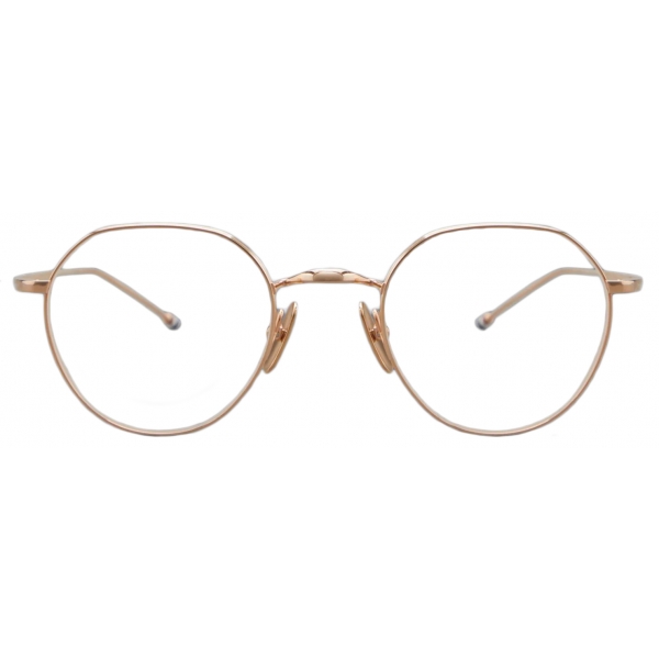 Thom Browne - Titanium Round Eyeglasses - Rose Gold - Thom Browne Eyewear