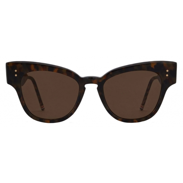 Thom Browne - Tokyo Tortoise Acetate Cat Eye Sunglasses - Brown - Thom Browne Eyewear