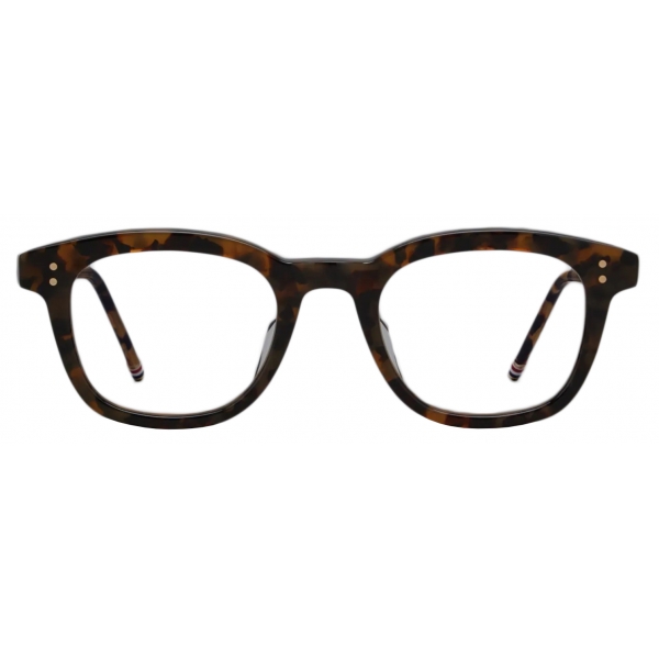 Thom Browne - Tokyo Tortoise Acetate Rectangular Eyeglasses - Brown - Thom Browne Eyewear