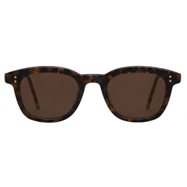 Thom Browne - Tokyo Tortoise Acetate Rectangular Sunglasses - Brown - Thom Browne Eyewear