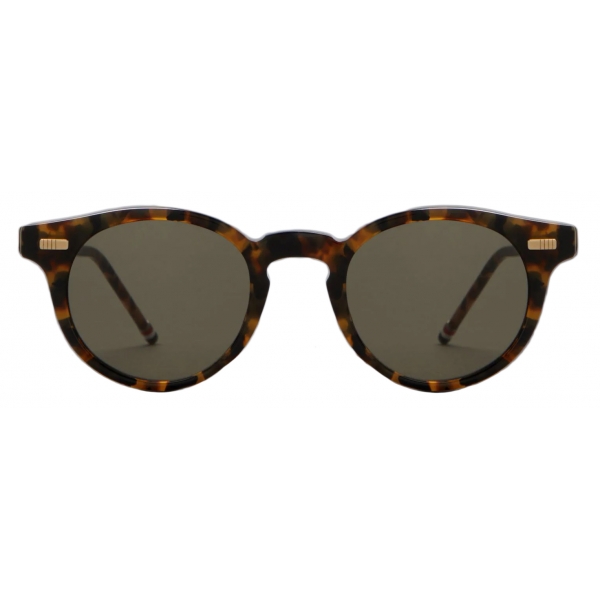 Thom Browne - Tortoise Acetate Round Sunglasses - Brown Tortoise - Thom Browne Eyewear