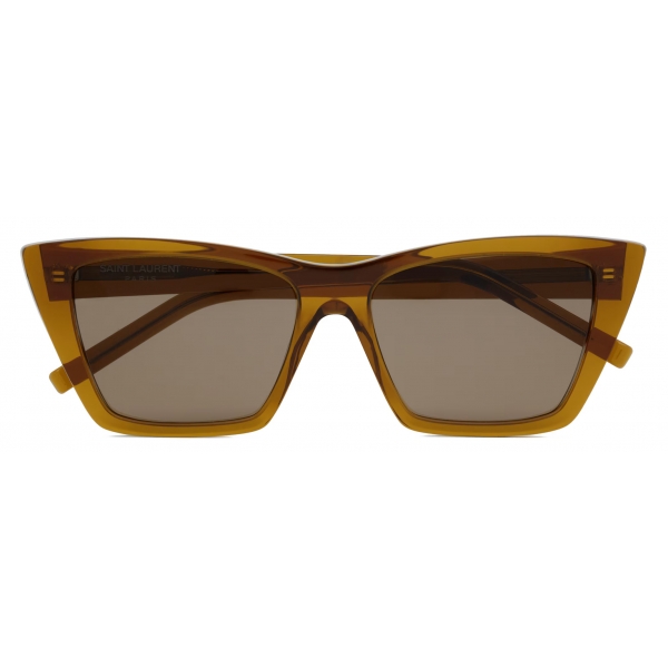 Yves Saint Laurent - Occhiali da Sole SL 276 Mica - Marrone Cognac Trasparente - Saint Laurent Eyewear