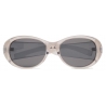Yves Saint Laurent - Occhiali da Sole SL 736 - Crema Trasparente e Argento Specchiato - Saint Laurent Eyewear