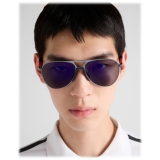 Prada - Prada Linea Rossa - Pilot Sunglasses - Lead Gray Blue Purple - Prada Collection - Sunglasses - Prada Eyewear