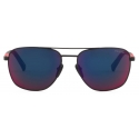 Prada - Prada Linea Rossa - Rectangular Sunglasses - Rubberized Black - Prada Collection - Sunglasses - Prada Eyewear