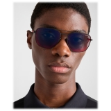 Prada - Prada Linea Rossa - Rectangular Sunglasses - Rubberized Black - Prada Collection - Sunglasses - Prada Eyewear