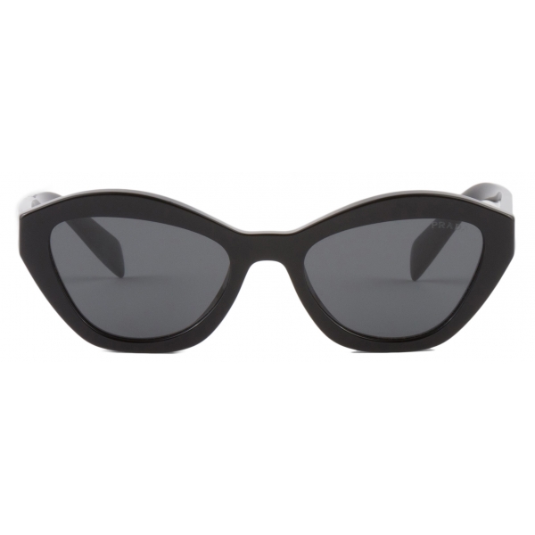 Prada - Prada Logo - Cat Eye Sunglasses - Black Slate Gray - Prada Collection - Sunglasses - Prada Eyewear