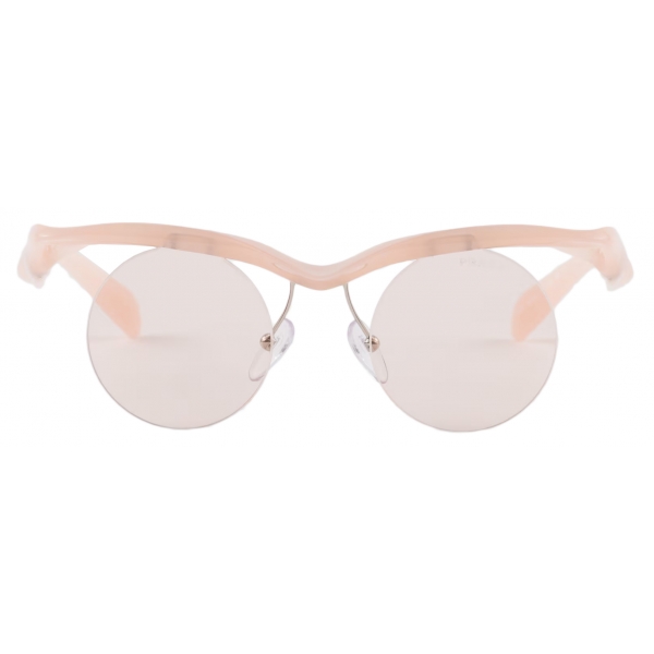 Prada - Prada Morph - Round Sunglasses - Opaline Peach Cameo - Prada Collection - Sunglasses - Prada Eyewear