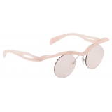 Prada - Prada Morph - Round Sunglasses - Opaline Peach Cameo - Prada Collection - Sunglasses - Prada Eyewear