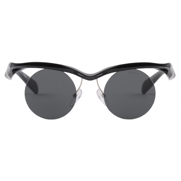 Prada - Prada Morph - Round Sunglasses - Black Slate Gray - Prada Collection - Sunglasses - Prada Eyewear