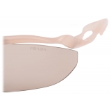 Prada - Prada Morph - Mask Sunglasses - Opaline Peach Hazelnut Brown - Prada Collection - Sunglasses - Prada Eyewear