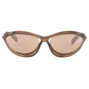 Prada - Prada Morph - Irregular Sunglasses - Frosted Loden Caramel - Prada Collection - Sunglasses - Prada Eyewear